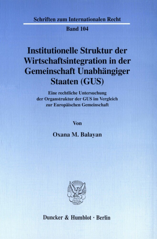Institutionelle Struktur der Wirtschaftsintegration in der Gemeinschaft Unabhängiger Staaten (GUS). main product photo