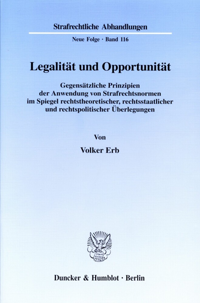 Legalität und Opportunität. main product photo