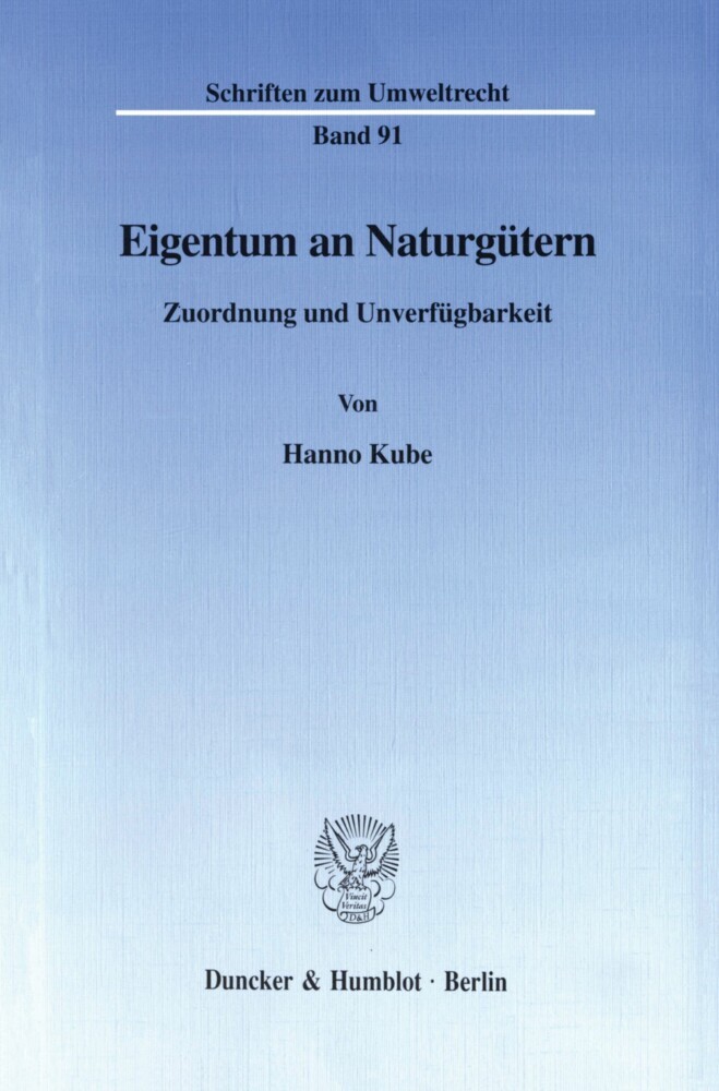 Eigentum an Naturgütern. main product photo