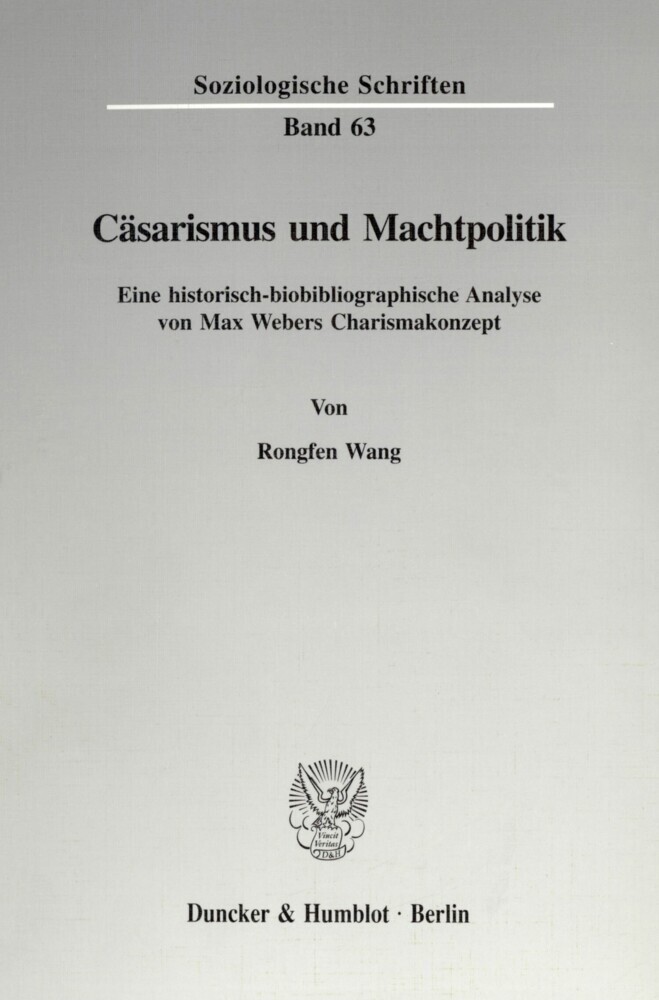Cäsarismus und Machtpolitik. main product photo