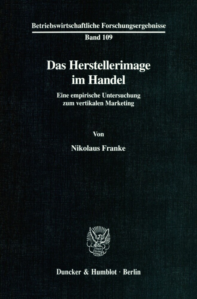 Das Herstellerimage im Handel. main product photo