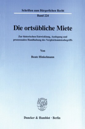 Die ortsübliche Miete.