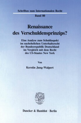 Renaissance des Verschuldensprinzips?