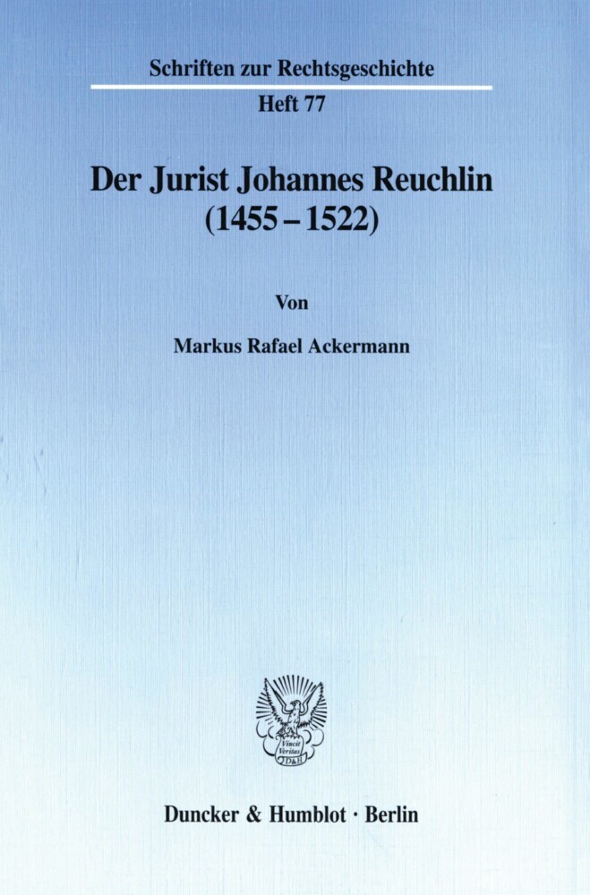 Der Jurist Johannes Reuchlin (1455-1522). main product photo