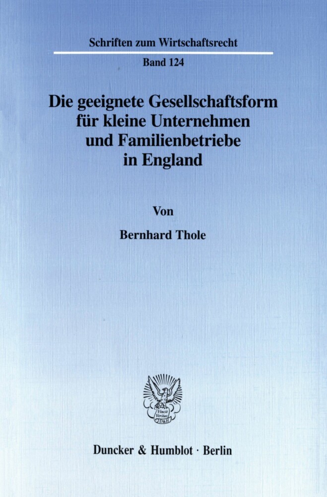 Die geeignete Gesellschaftsform für kleine Unternehmen und Familienbetriebe in England. main product photo