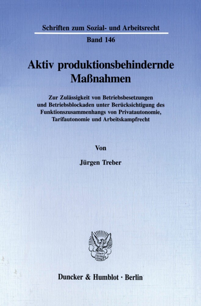 Aktiv produktionsbehindernde Maßnahmen. main product photo