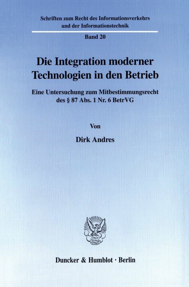 Die Integration moderner Technologien in den Betrieb. main product photo
