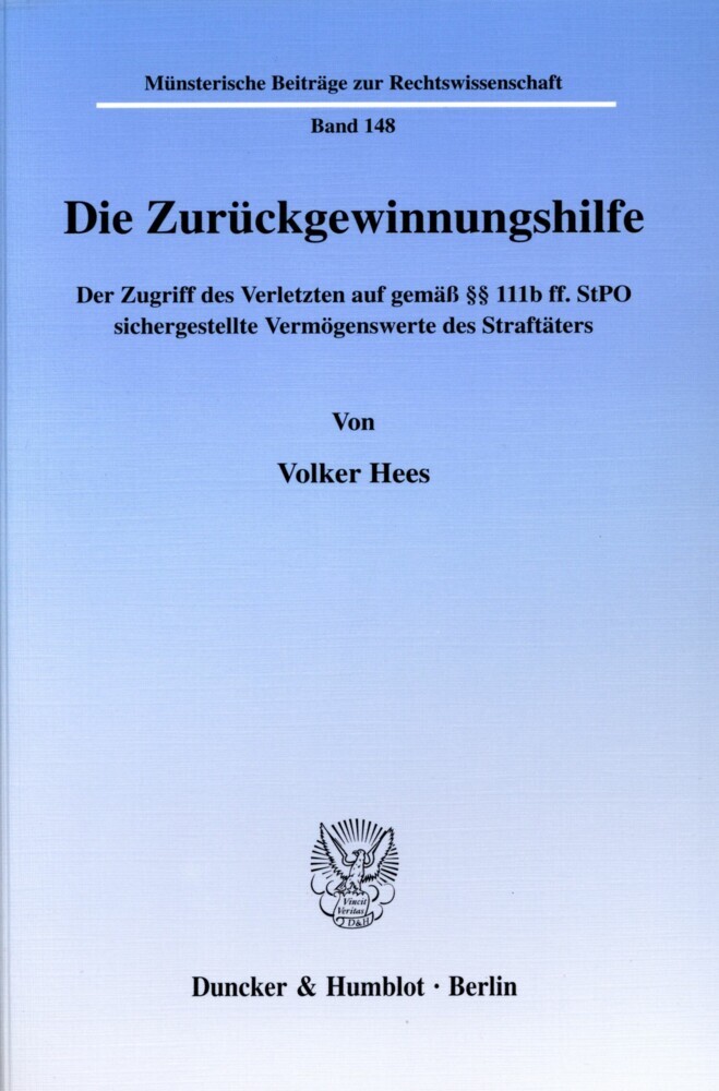 Die Zurückgewinnungshilfe. main product photo