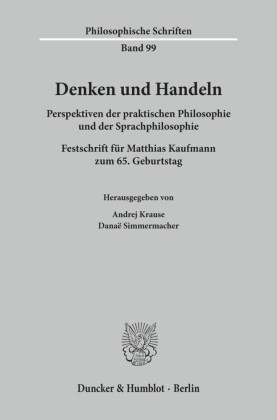 Denken und Handeln.