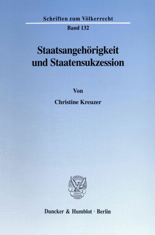 Staatsangehörigkeit und Staatensukzession. main product photo