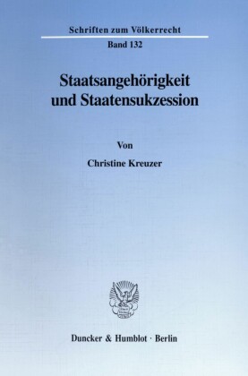 Staatsangehörigkeit und Staatensukzession.
