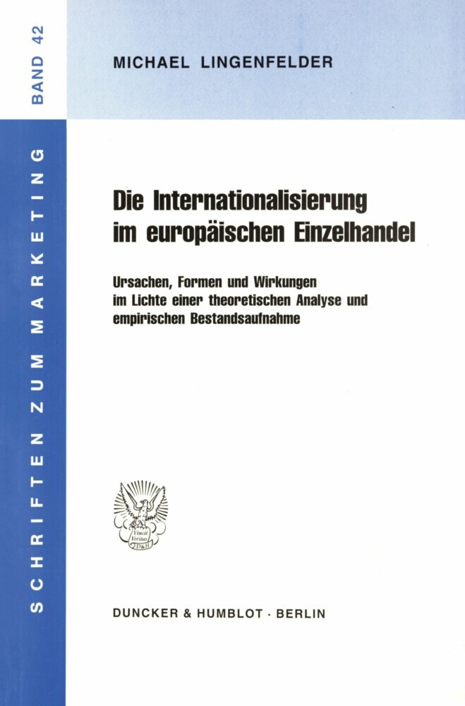 Die Internationalisierung im europäischen Einzelhandel. main product photo