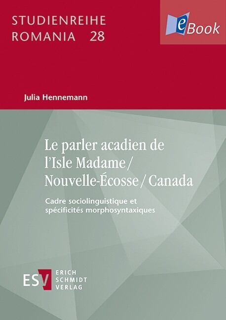 Le parler acadien de l'Isle Madame / Nouvelle-Écosse / Canada main product photo