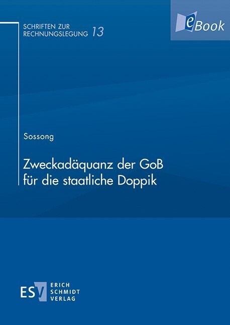 Zweckadäquanz der GoB für die staatliche Doppik main product photo