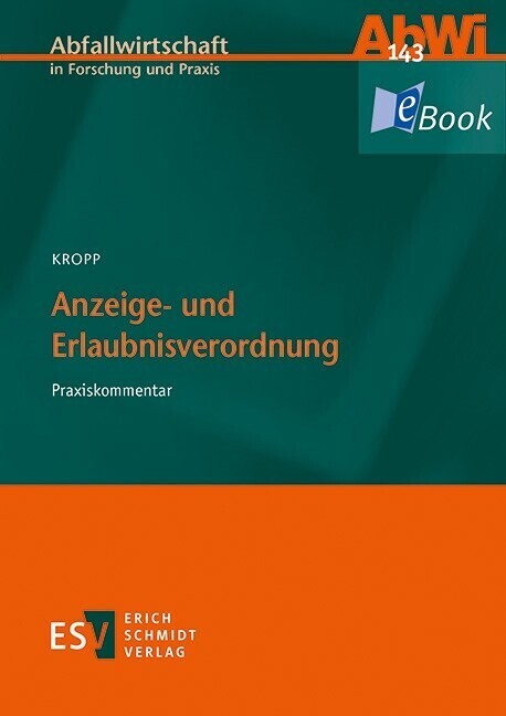 Anzeige- und Erlaubnisverordnung main product photo