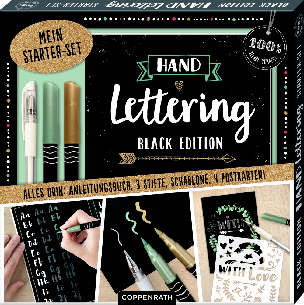 Mein Handlettering Starter-Set Black Edition main product photo