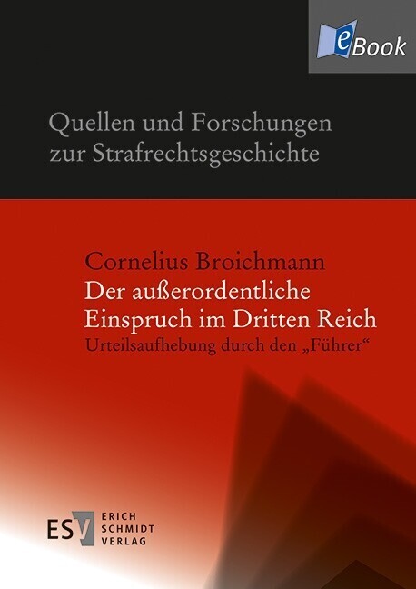Der außerordentliche Einspruch im Dritten Reich main product photo