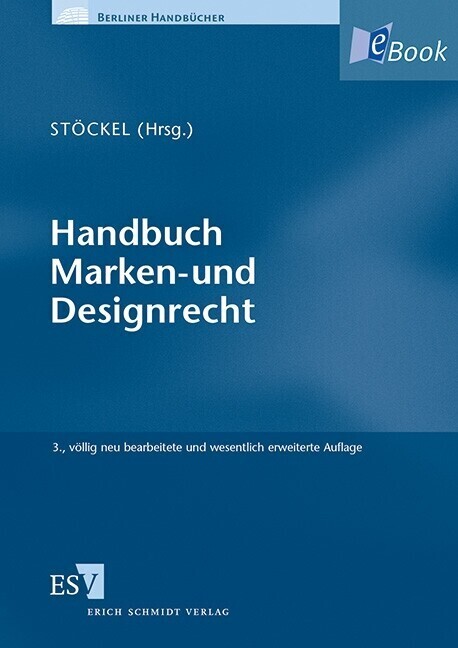 Handbuch Marken- und Designrecht main product photo