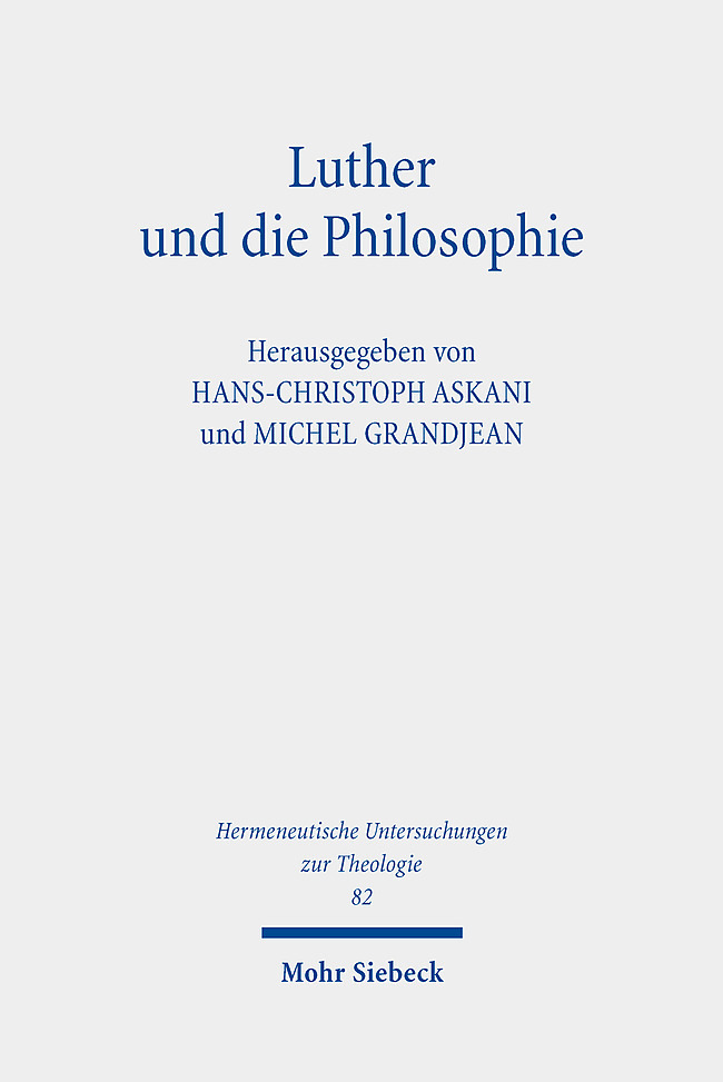 Luther und die Philosophie main product photo