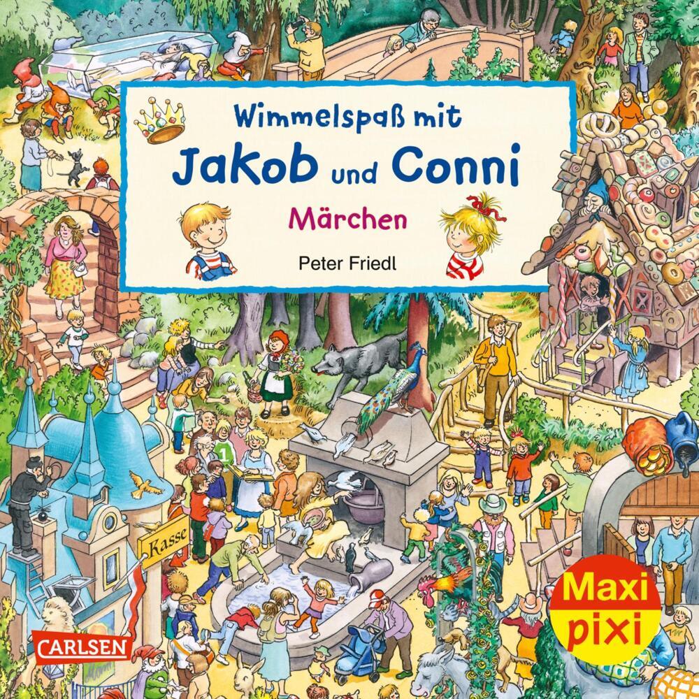 Maxi Pixi 377: Wimmelspaß mit Jakob und Conni: Märchen main product photo