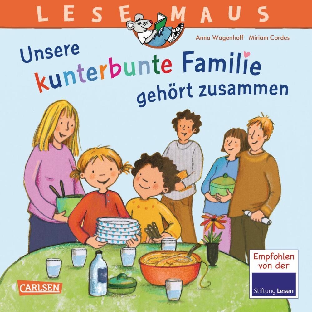 LESEMAUS 172: Unsere kunterbunte Familie gehört zusammen main product photo