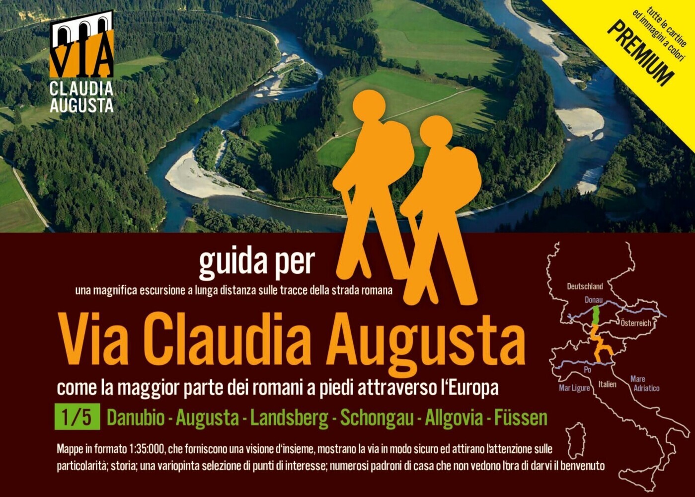 trekking Via Claudia Augusta 1/5 Bavaria PREMIUM main product photo