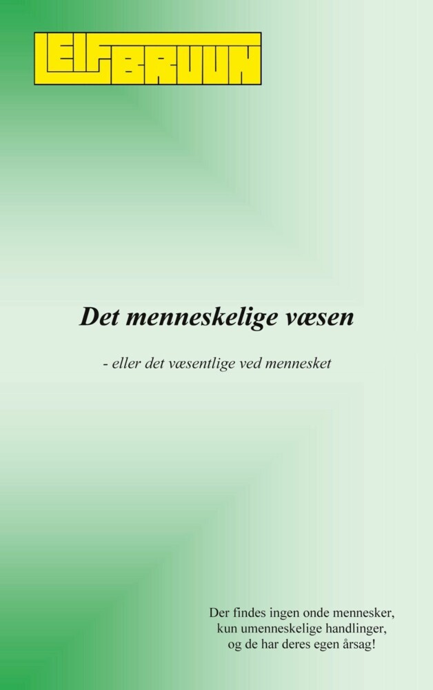 Det menneskelige væsen main product photo
