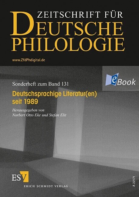 Deutschsprachige Literatur(en) seit 1989 main product photo