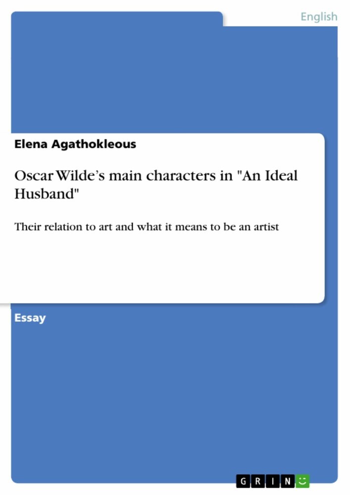 Oscar Wilde's main characters in 'An Ideal Husband' main product photo