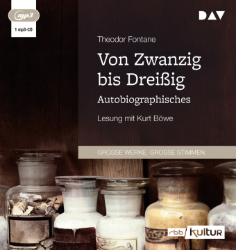 Von Zwanzig bis Dreißig. Autobiographisches, 1 Audio-CD, 1 MP3