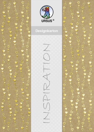 URSUS Designkarton "Selection", Motiv "Herzen"