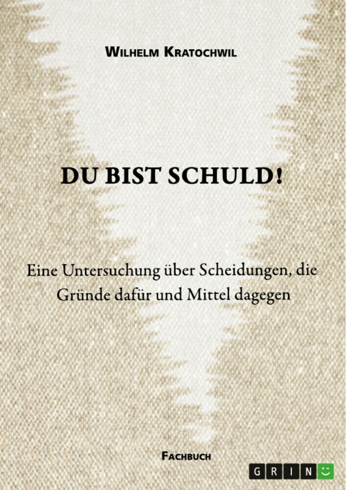 Du bist schuld! Eine Untersuchung über Scheidungen, die Gründe dafür und Mittel dagegen main product photo