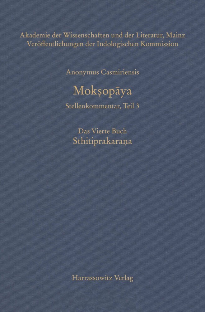 Mok?op?ya - Stellenkommentar, Teil 3, Das Vierte Buch. Sthitiprakara?a main product photo