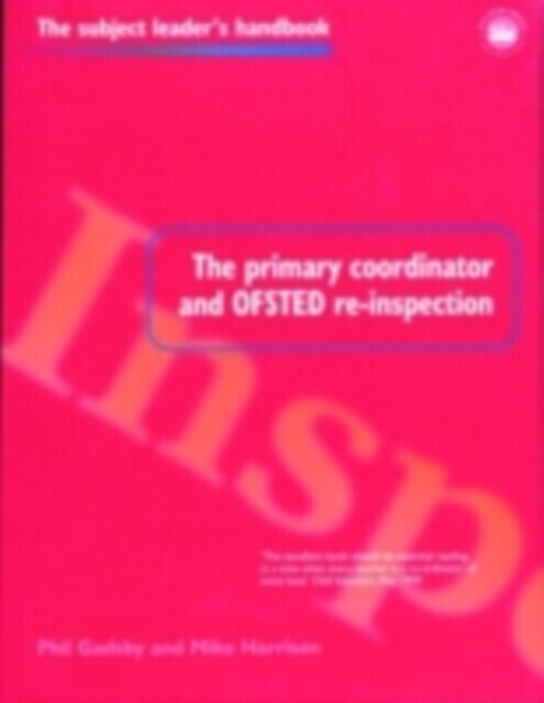 Primary Coordinator and OFSTED Re-Inspection main product photo