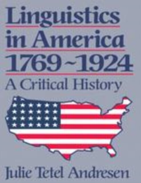 Linguistics in America 1769 - 1924 main product photo