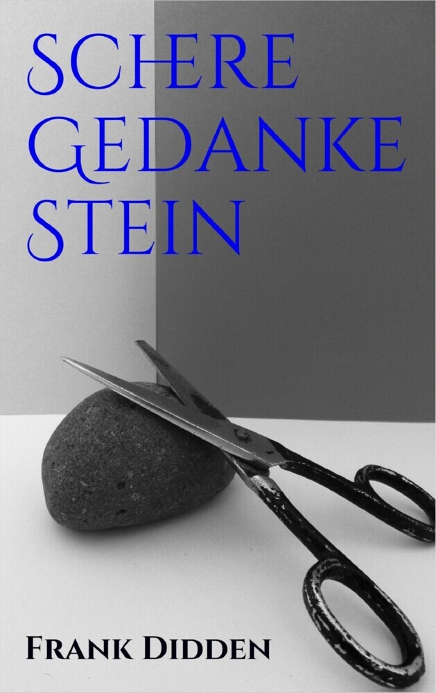 Schere Gedanke Stein main product photo