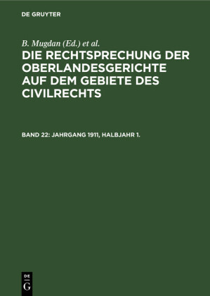 Jahrgang 1911, Halbjahr 1.