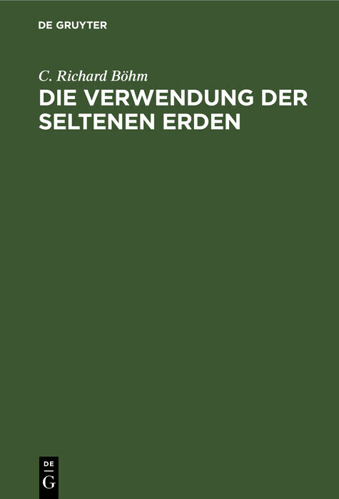 Die Verwendung der seltenen Erden main product photo