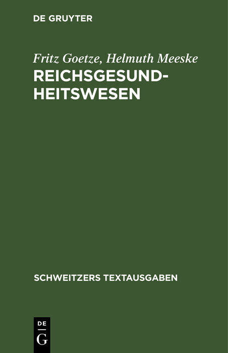 Reichsgesundheitswesen main product photo