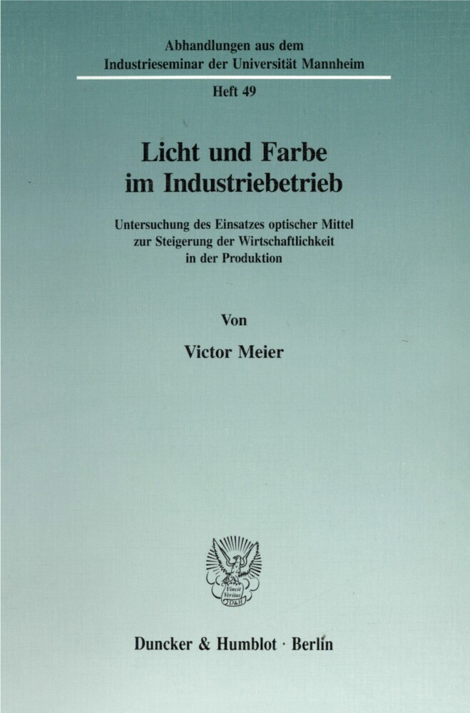 Licht und Farbe im Industriebetrieb. main product photo