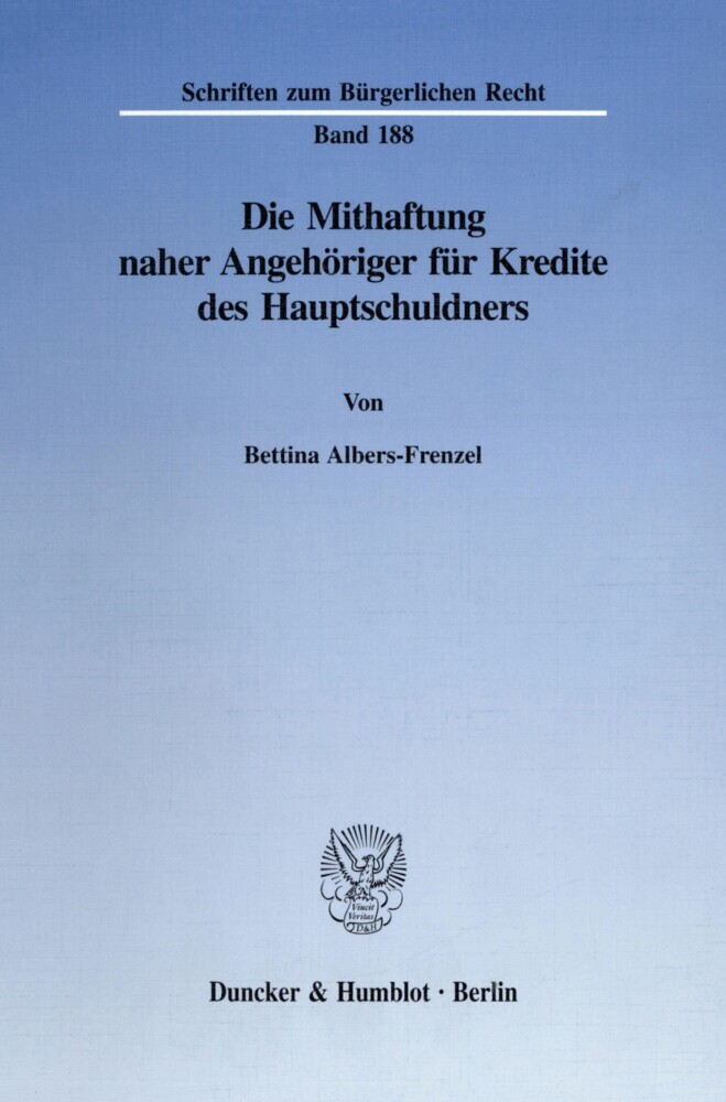 Die Mithaftung naher Angehöriger für Kredite des Hauptschuldners. main product photo