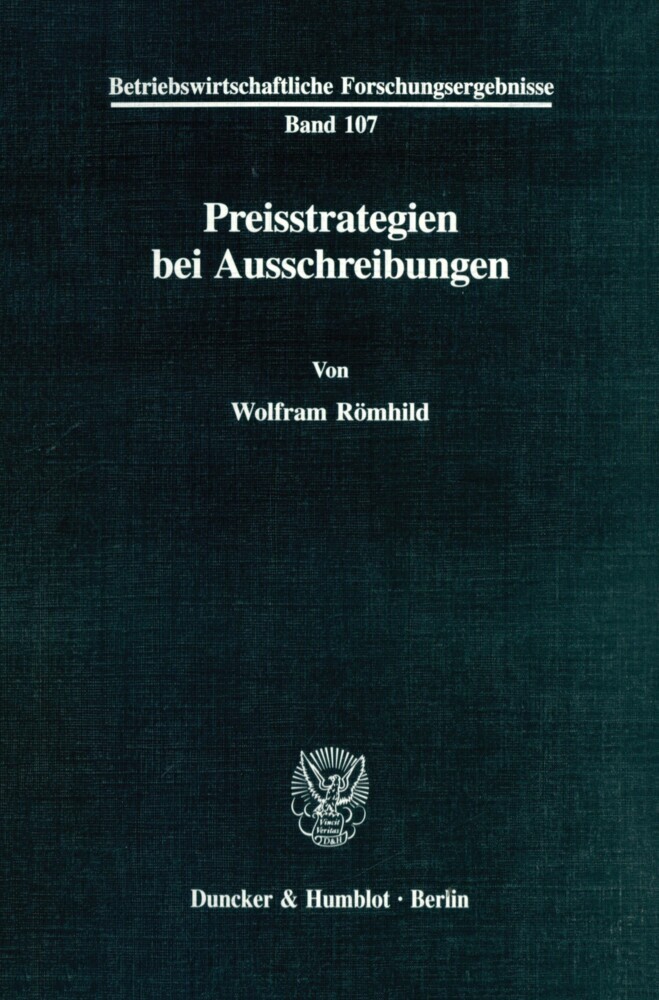 Preisstrategien bei Ausschreibungen. main product photo