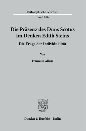 Die Präsenz des Duns Scotus im Denken Edith Steins.