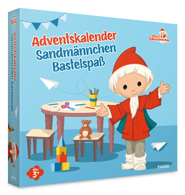 Adventskalender Sandmännchen Bastelspaß, 24 Teile main product photo