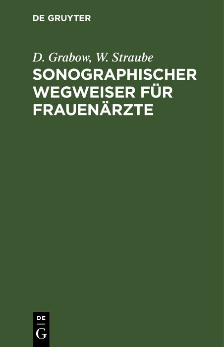 Sonographischer Wegweiser für Frauenärzte main product photo