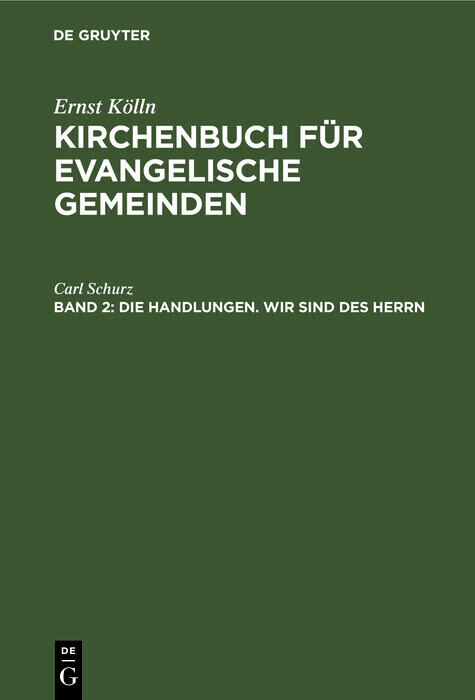 Die Handlungen. Wir sind des Herrn main product photo