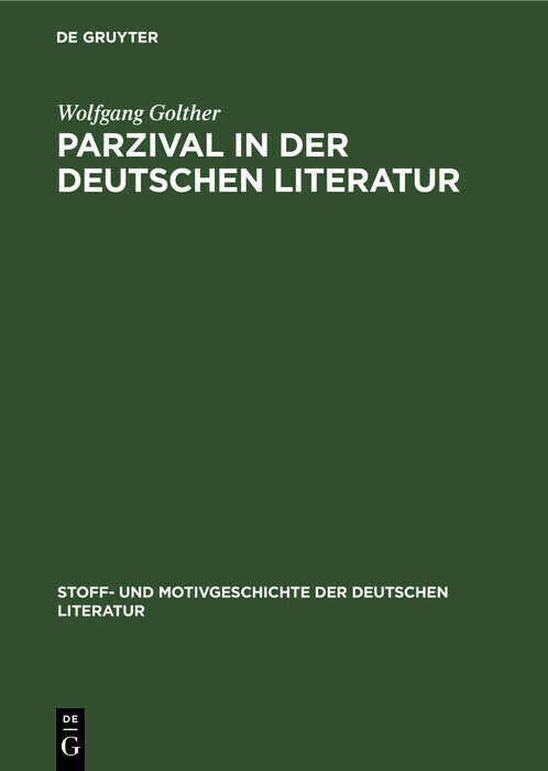 Parzival in der deutschen Literatur main product photo