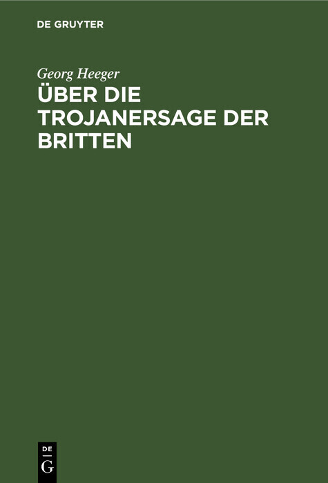 Über die Trojanersage der Britten main product photo