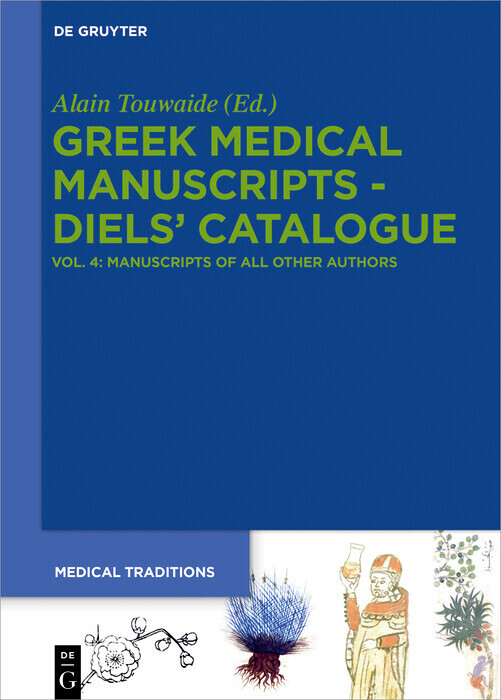 Greek Medical Manuscripts - Diels' Catalogue main product photo