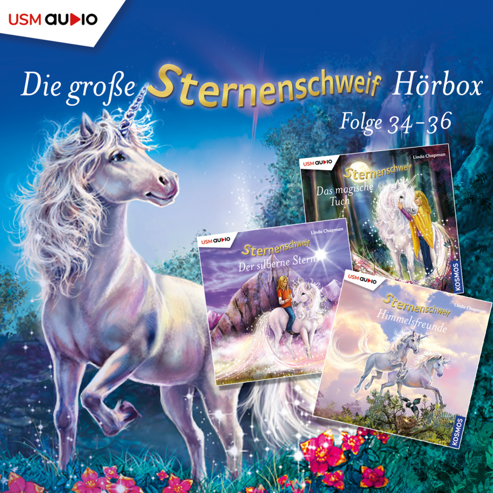 Die große Sternenschweif Hörbox Folgen 34-36 (3 Audio CDs), 3 Audio-CD main product photo